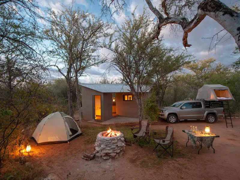 Onguma Tamboti Campsite Drive Botswana