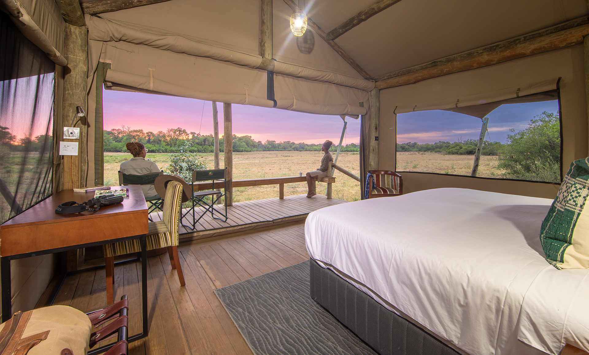 Camp Khwai Drive Botswana